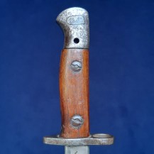 British WW2 Naval Contract Lanchester SMG Bayonet 6